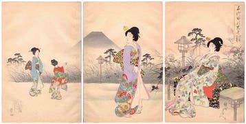 Evening Cool at Fukiage (Fukiage no yzami) - Series: The
