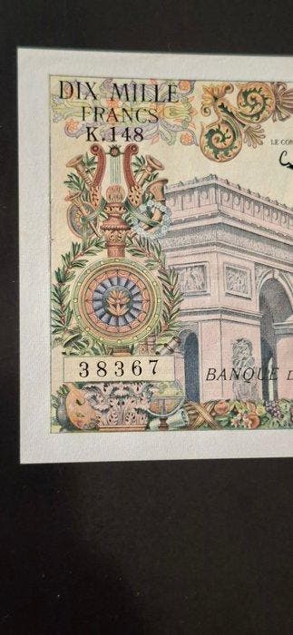 Frankrijk. - 100 Nouveaux Francs sur 10 000 Francs