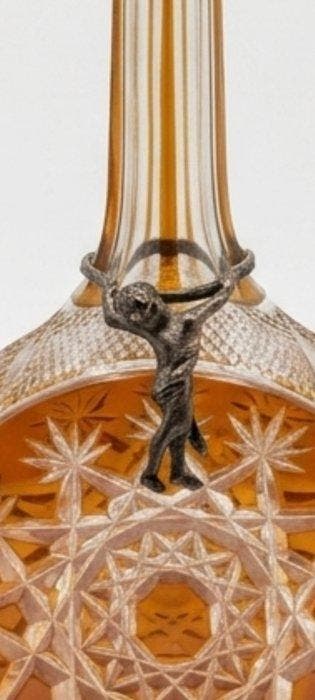 attribué Baccarat - Karaf (3) - Modèle Tsar - Kristal