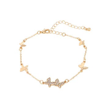 Vlinder Armband Goudkleurig, Verzamelen, Verzenden, Nieuw