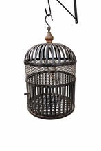 Cage à oiseaux - Métal - cage à oiseaux en métal lourd, Antiquités & Art