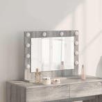 vidaXL Make-up Spiegel Rechthoekig Grijs Sonoma 60 x 45 x 18, Huis en Inrichting, Woonaccessoires | Spiegels, Verzenden, Nieuw
