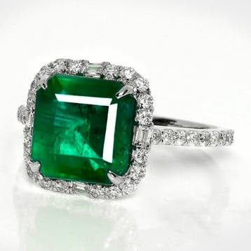 Sans prix de réserve - Bague - 14 carats Or blanc, IGI 4,27, Nieuw