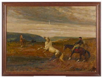 Cesare Tubino (1899-1990) - La cattura del cavallo - XL