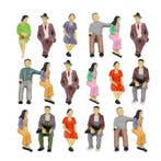 Set figuren zittend - 18 stuks - eigen merk, Hobby en Vrije tijd, Modelbouw | Figuren en Diorama's, Verzenden, Nieuw