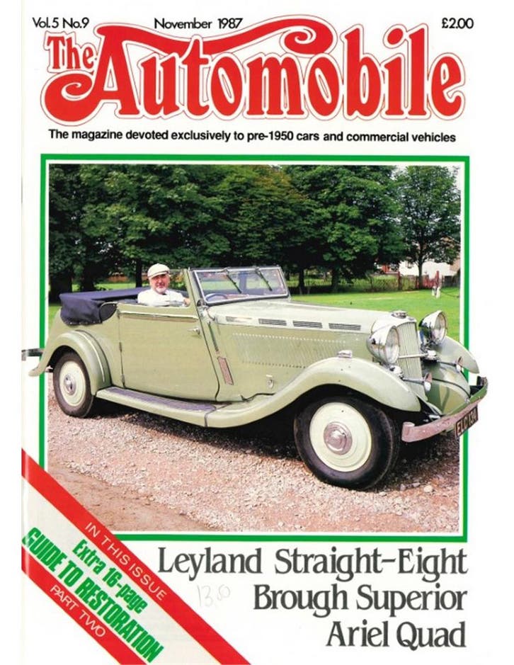 1987 THE AUTOMOBILE MAGAZINE 09, Livres, Autos | Brochures & Magazines, Enlèvement ou Envoi