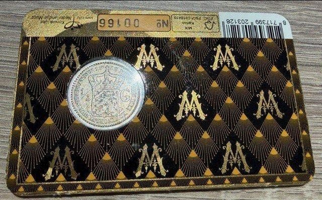 Nederland. 1/2 Gulden 1912 Historische coincard zilveren, Postzegels en Munten, Munten | Nederland