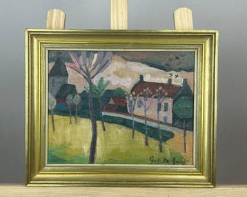 Gustave De Smet (1877-1943) - Zicht op Deurle