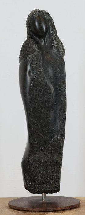 Sculpture, Figuur in mantel - 36 cm - Bronze