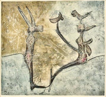 Roberto Matta (1911-2002) - Personnages en Echaurren