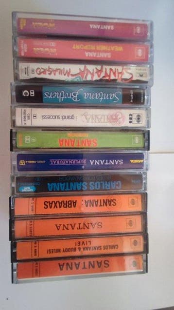 Santana & Related - Collection of 12 x tapes - Cassette