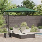 vidaXL Parasol Groen 249 x 249 x 250 cm Polyester en, Verzenden, Nieuw