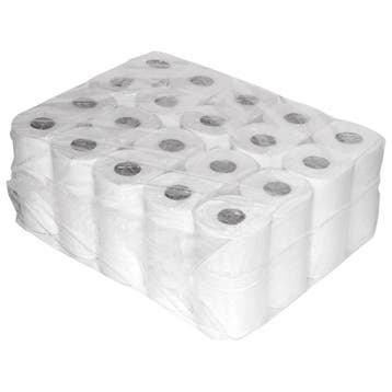 Toiletpapier Standaardrol | FSC-Cellulose (2-Laags) | Wit |, Verzenden, Nieuw in verpakking