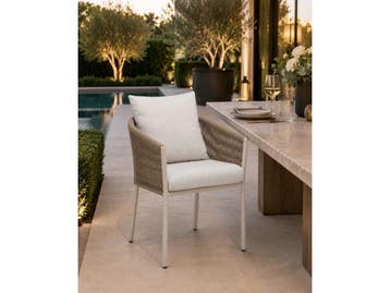 Veiling - Polei outdoor stoel set van 6 - Creme