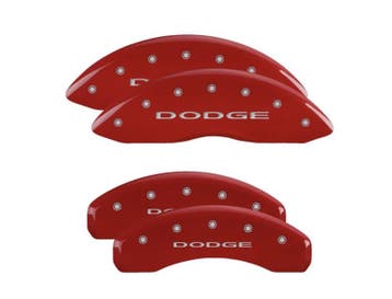Brake Caliper Covers, Bolt-on, Aluminum, Red Powdercoated,, Ophalen of Verzenden