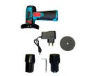 Veiling - Haakse Slijper Ø76mm Mini Slijptol incl. twee 21V, Doe-het-zelf en Bouw, Nieuw