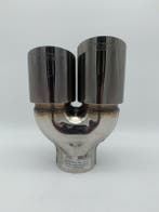 Sierstuk black pearl RVS Dubbel Rond – versprongen – 2 x 76, Ophalen of Verzenden