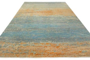 Tapis design en soie avec beaucoup de soie - Neuf - Tapis -