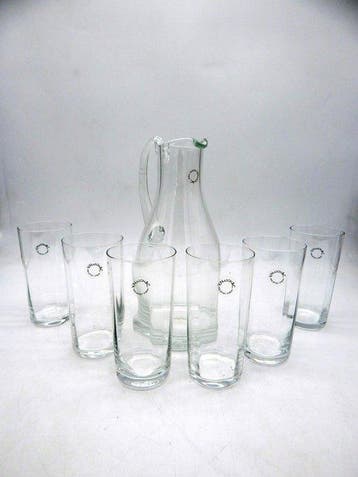 V.Nason&Co. - Drinkset - Wereld - Muranoglas - Set van zes