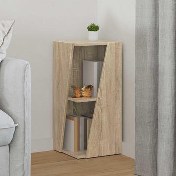 vidaXL Zijplank 33 x 32 x 70,5 cm Bewerkt hout Sonoma Eik, Verzenden, Nieuw