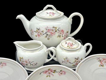 Theeservies - Elegante Servizio da tè vintage Laveno -