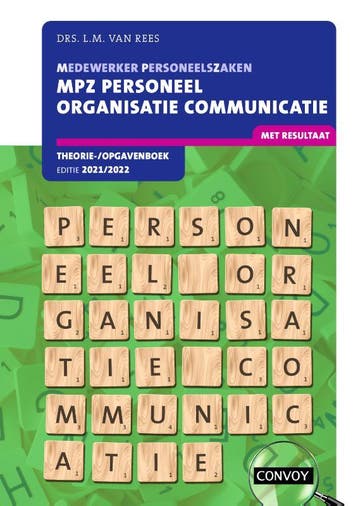 Medewerker Personeelszaken Theorie-/opgavenboek 2021-2022, Verzenden, Gelezen, L.M. van Rees