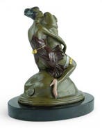 Franz Xavier Bergman - after - sculptuur, Female Embracing