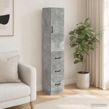 vidaXL Kast Set 2 st 33 x 34,5 x 87 cm Bewerkt hout, Verzenden