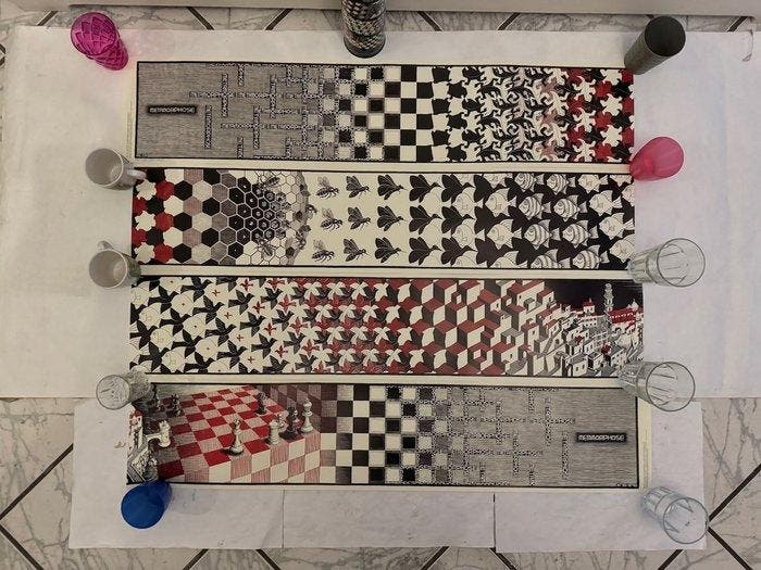 Maurits Cornelis Escher - Published by G.W. Breughel -, Antiquités & Art, Antiquités | Meubles | Chaises & Canapés