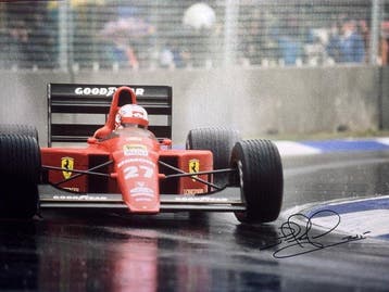 Ferrari - Nigel Mansell - 1989 - Foto, Nieuw