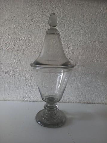 dekselvaas - Glas - Grote drageoir