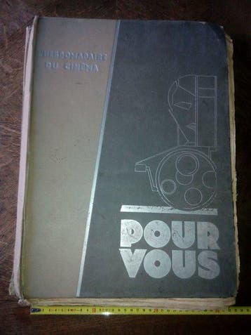 Année 1933 complète reliée de la revue hebdomadaire cinéma, Nieuw