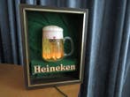 Heineken - Enseigne lumineuse - Bois de pin