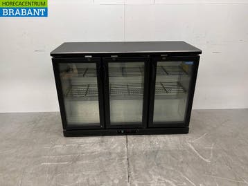 Polar Bar Cooler 3 portes battantes en verre 135 cm 230V, Verzenden