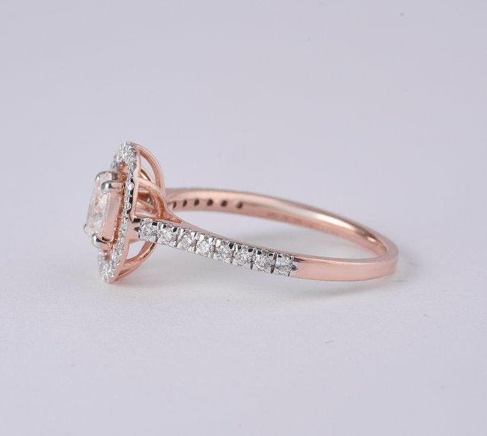 Bague de fiançailles - 14 carats Or rose - 0.80ct. tw., Bijoux, Sacs & Beauté, Bijoux anciens