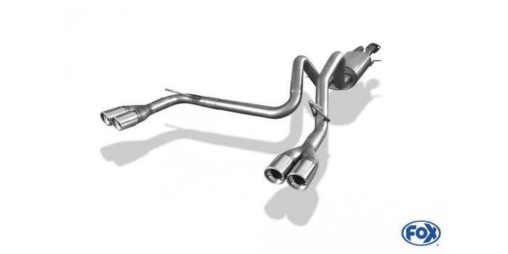 FOX Hummer H2 half systeem vanaf kattenuitgang rechts/links, Auto-onderdelen, Uitlaatsystemen, Nieuw, Verzenden