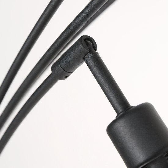 2dekans | Steinhauer Vloerlamp Bambus 5-Lichts Bamboe, Maison & Meubles, Lampes | Autre, Enlèvement ou Envoi