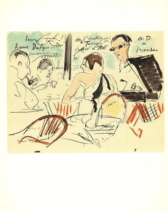 Jean Lurçat (1892-1966) & André Dunoyer De Segonzac, Antiquités & Art, Antiquités | Autres Antiquités