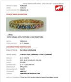 Ring - 14 karaat Geel goud - 2.24ct. tw. Gemengde edelstenen, Nieuw