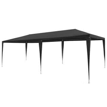 vidaXL Partytent 3x6 m PE antraciet, Verzenden