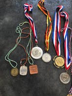 Assorted Sports Medals - Médaille de sport, Antiek en Kunst