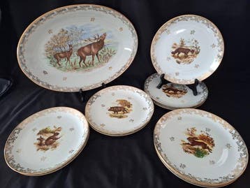 Limoges - André Giraud - Tafelservies (11) - Porselein -