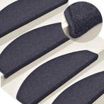 vidaXL Trapmatten 15 st 65x24x4 cm donkergrijs en blauw, Verzenden