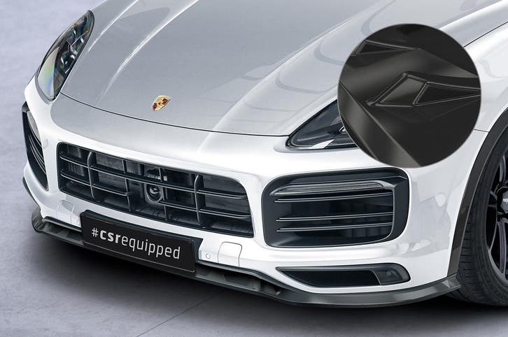 Cup spoilerlip met ABE voor Porsche Cayenne P0536/9YA CSL576, Auto-onderdelen, Carrosserie, Nieuw, Verzenden