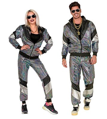 Neon 80S Trainingspak Fout Reflecterend, Verzenden, Nieuw