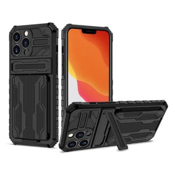 iPhone XS Max - Armor Card Slot Hoesje met Kickstand -, Verzenden, Nieuw