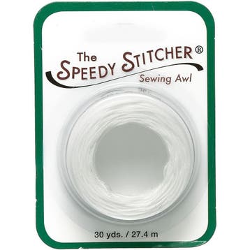 Polyester Garen Gewaxt 0,85mm Wit, Ophalen of Verzenden, Nieuw