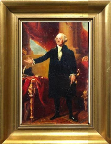 European school (XX) - George Washington, first president of