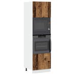 vidaXL Magnetronkast Lyon 60x57x207 cm bewerkt hout oud, Verzenden, Nieuw