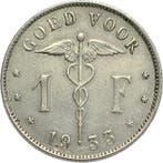 België. Albert I. 1 Frank 1933/23 VL - Low mintage: 2000, Postzegels en Munten, Munten | Nederland